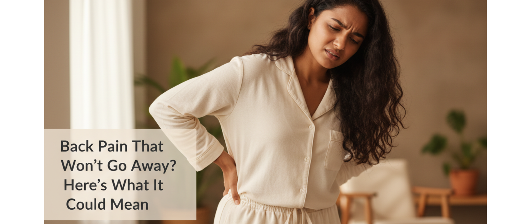 Back Pain That Won’t Go Away? Here’s What It Could Mean Ayushakti India