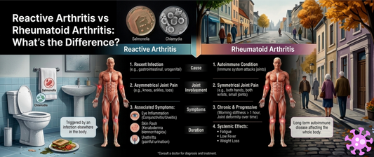 Reactive Arthritis vs Rheumatoid Arthritis: What’s the Difference?