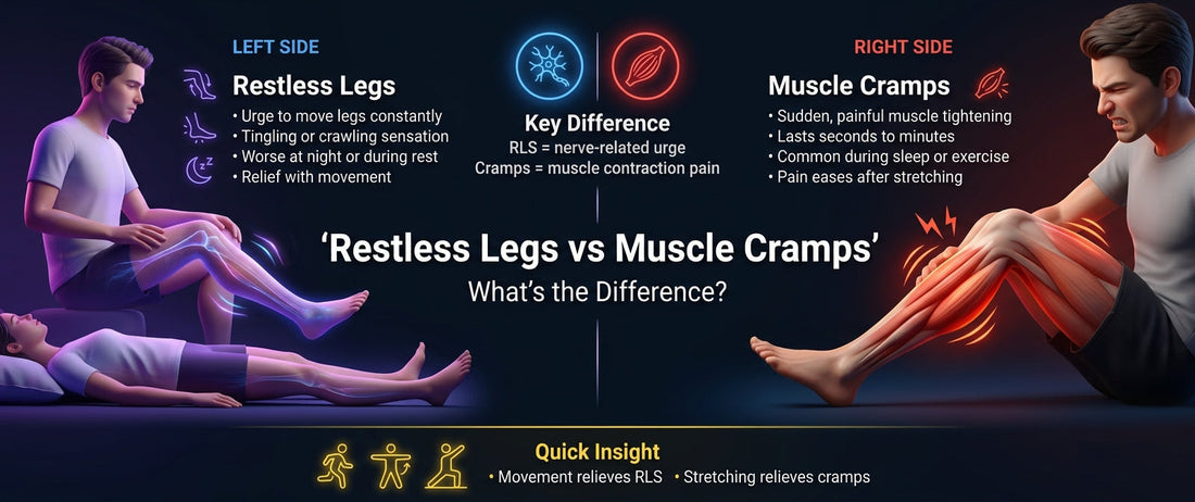 Restless Legs vs Muscle Cramps: What’s the Difference?