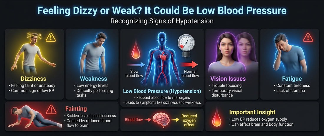 Feeling Dizzy or Weak? It Could Be Low Blood Pressure
