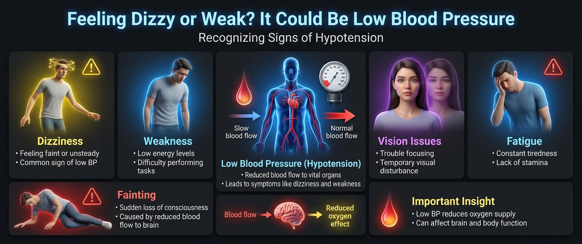 Feeling Dizzy or Weak? It Could Be Low Blood Pressure – Ayushakti India