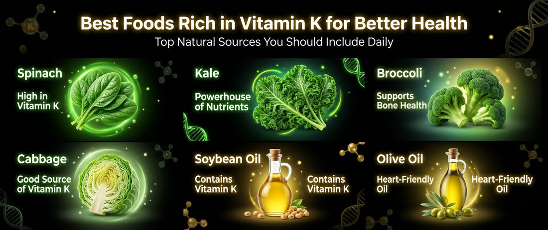 Best Foods Rich in Vitamin K for Better Health