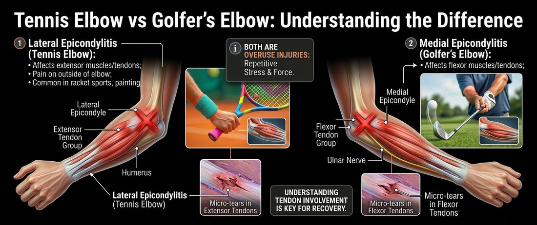 Tennis Elbow vs Golfer’s Elbow: Understanding the Difference