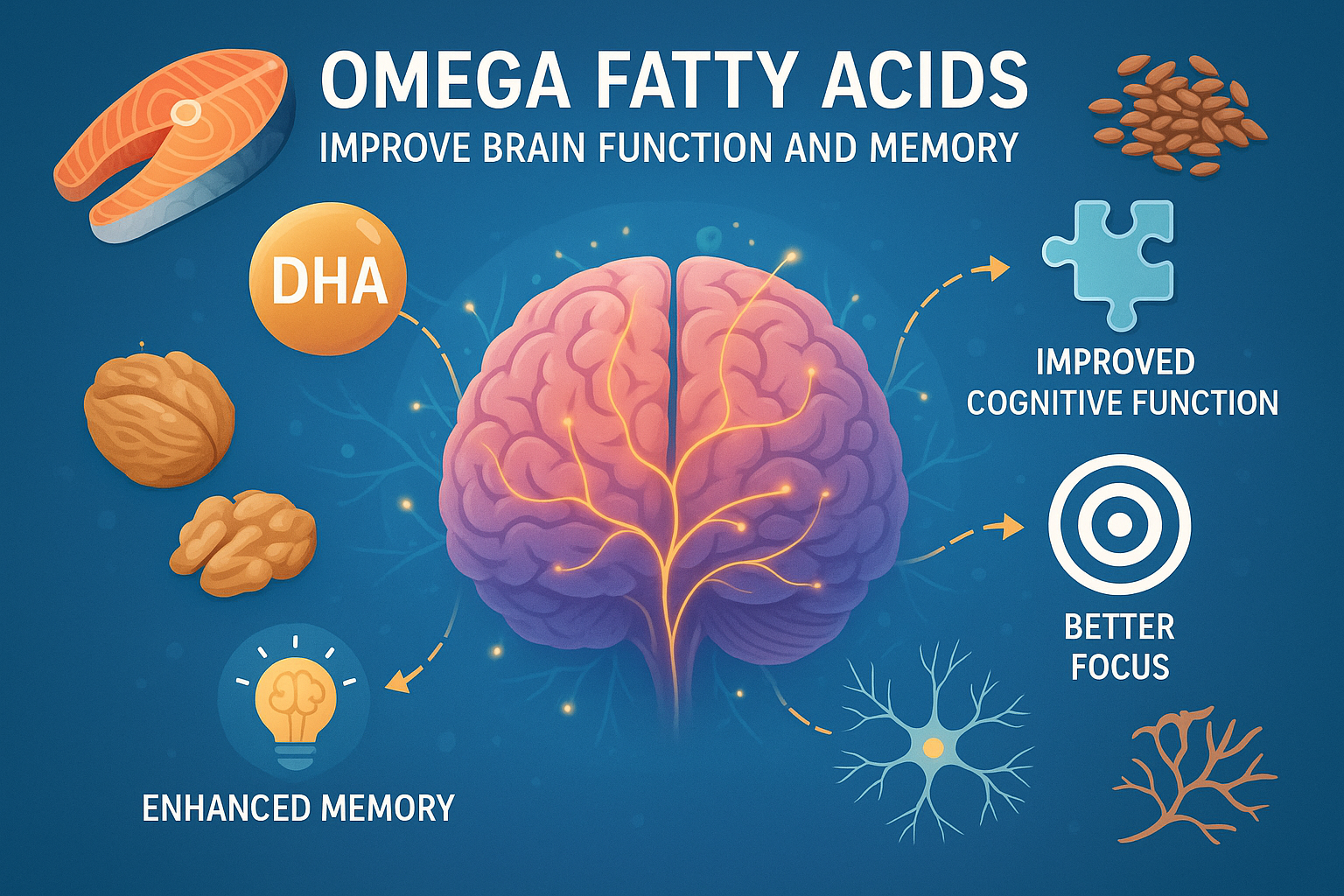 How Omega Fatty Acids Improve Brain Function and Memory – Ayushakti India