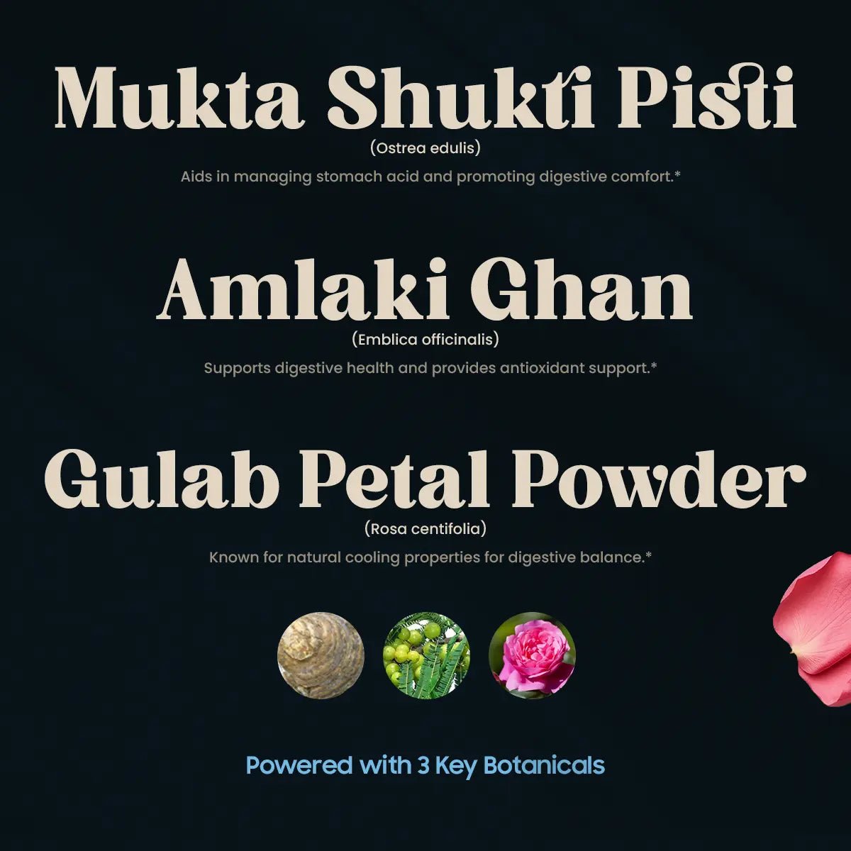 Gulkacid Ayurcid 3 Key Botanicals