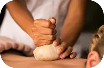 Hands Kneading Dough