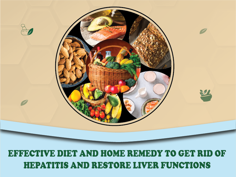 Effective Diet and home remedy to get rid of Hepatitis and restore Liver functions