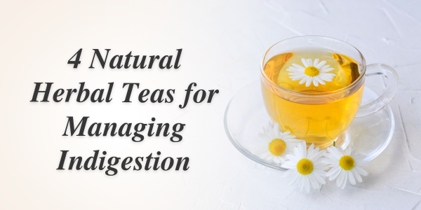 4 Natural Herbal Teas for Managing Indigestion