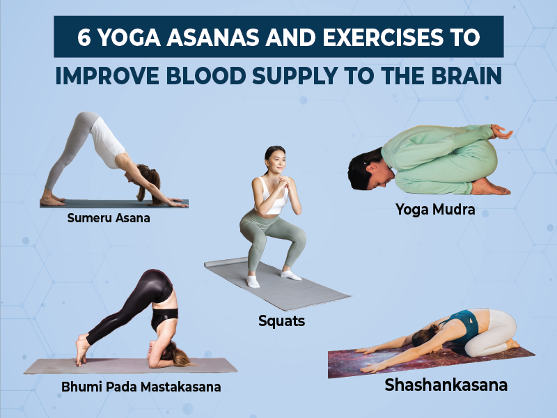 6 Yoga Asanas and Exercises to Improve Blood Supply to the Brain