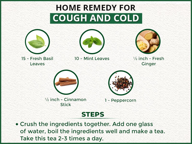Home remedy for cold and cough